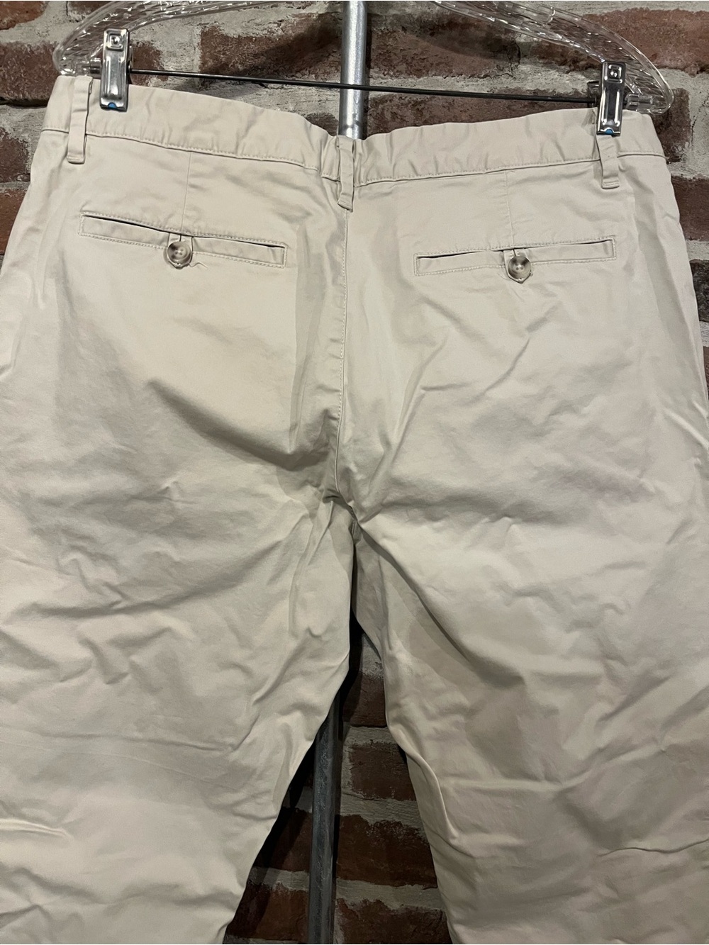 Bonobos Men's Chinos in Light Cream - Picture 7 of 13